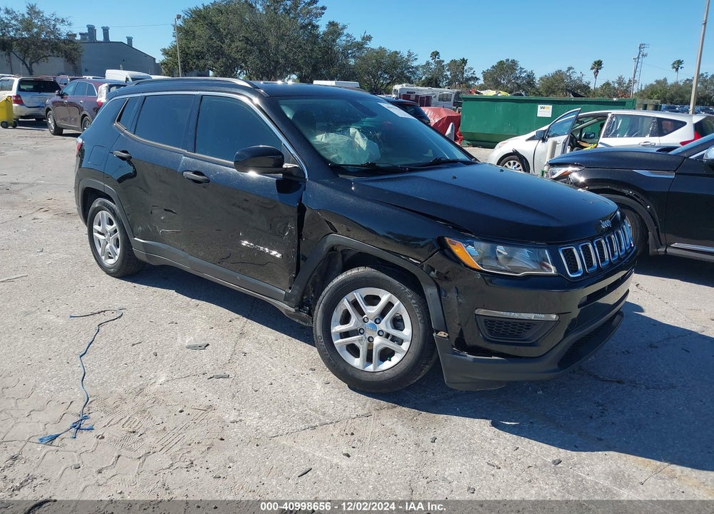 2020 JEEP COMPASS SPORT FWD VIN: 3C4NJCAB2LT126470