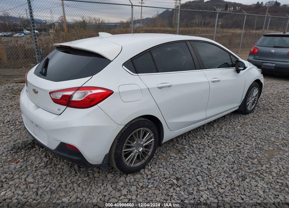 2017 CHEVROLET CRUZE LT AUTO VIN: 3G1BE6SM1HS569854