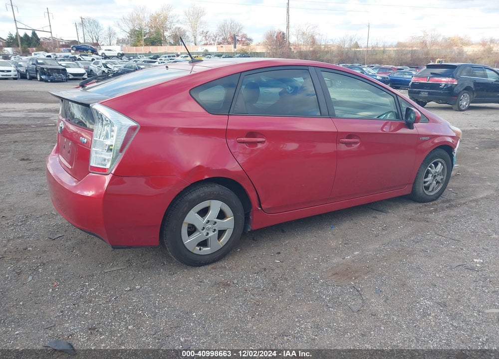 2010 TOYOTA PRIUS VIN: JTDKN3DUXA0222863