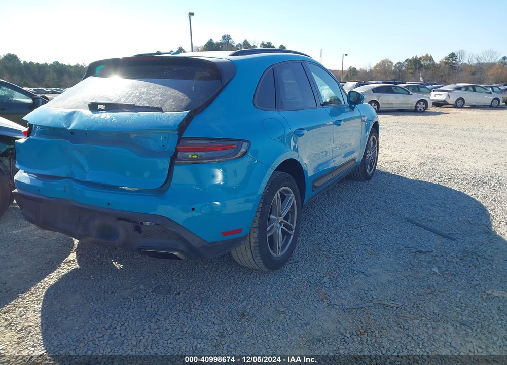 2022 PORSCHE MACAN VIN: WP1AA2A51NLB09997