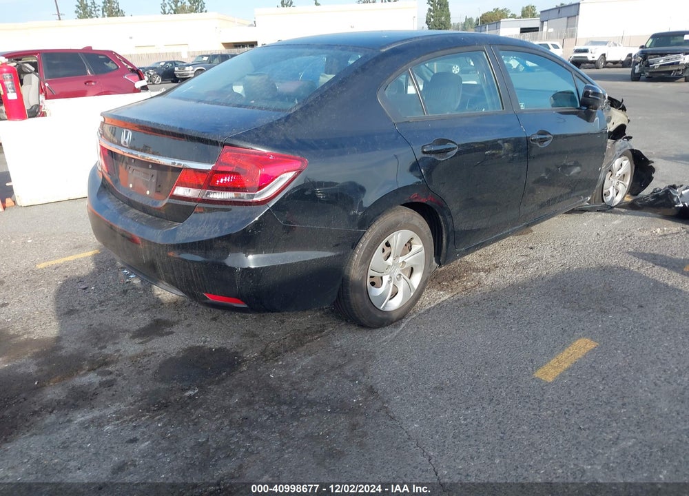 2014 HONDA CIVIC LX VIN: 19XFB2F58EE238261