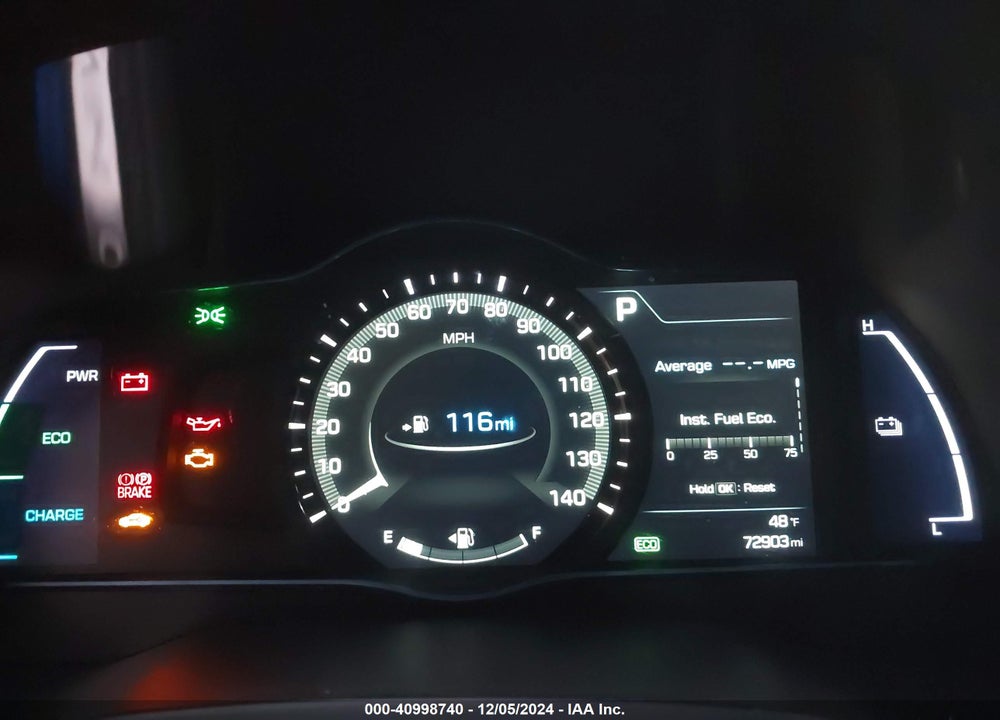 2019 HYUNDAI IONIQ HYBRID LIMITED VIN: KMHC05LC3KU136100