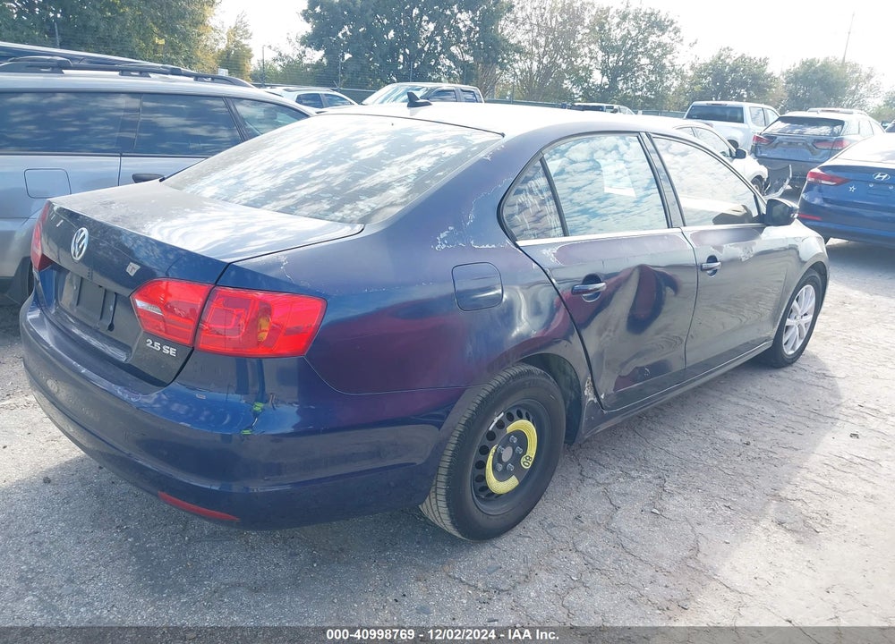 2013 VOLKSWAGEN JETTA 2.5L SE VIN: 3VWDX7AJ7DM425034