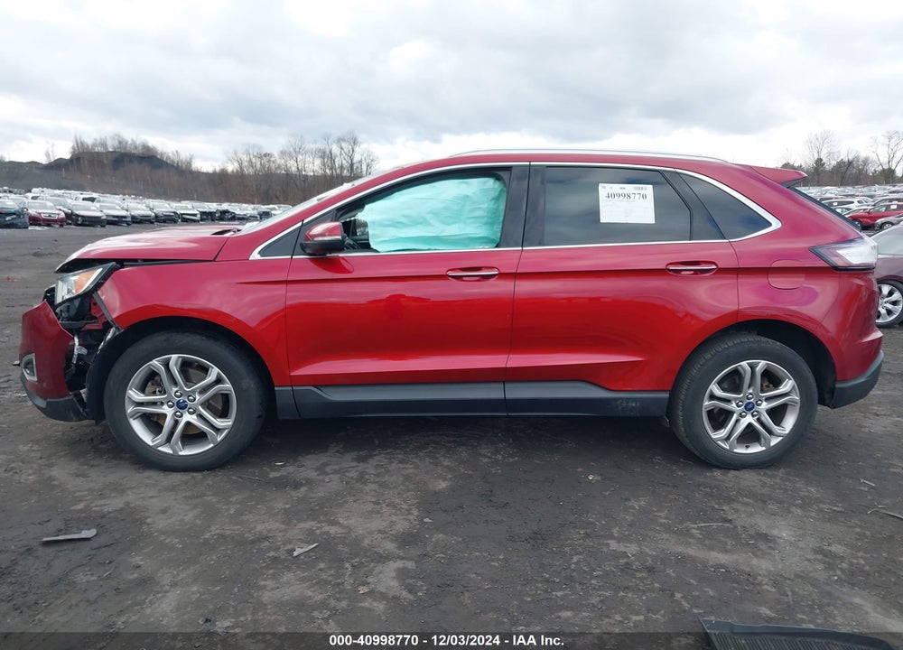 2017 FORD EDGE TITANIUM VIN: 2FMPK4K96HBC13388