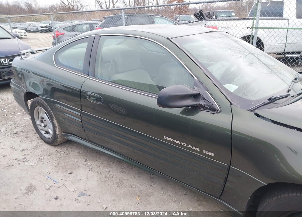 2000 PONTIAC GRAND AM SE VIN: 1G2NE12T2YM801316