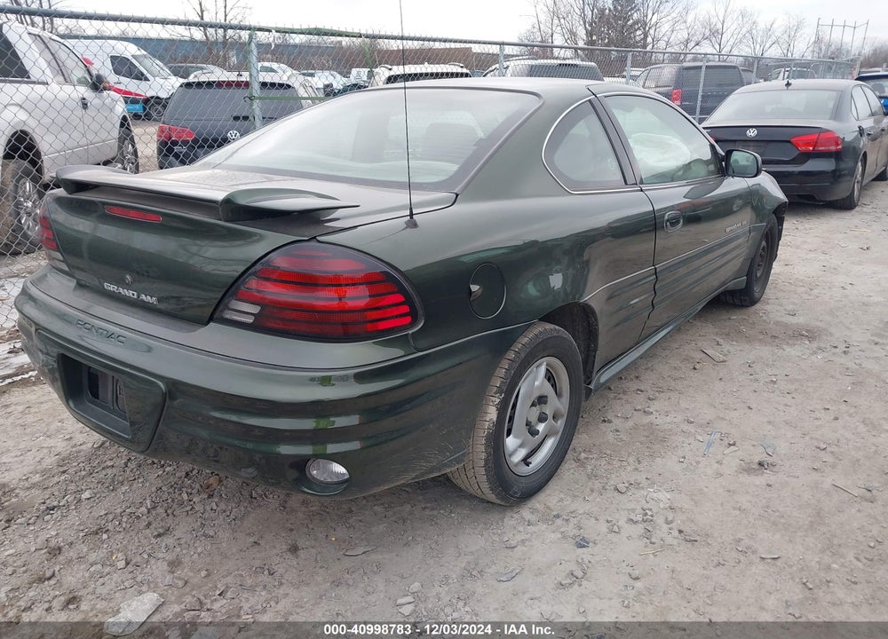 2000 PONTIAC GRAND AM SE VIN: 1G2NE12T2YM801316