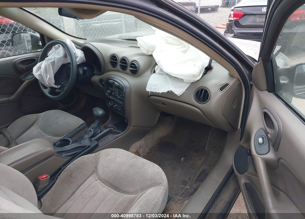 2000 PONTIAC GRAND AM SE VIN: 1G2NE12T2YM801316