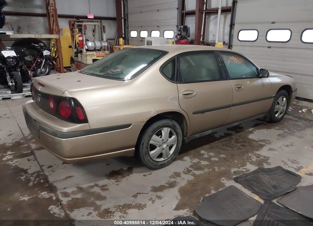 2004 CHEVROLET IMPALA POLICE VIN: 2G1WF55KX49394613