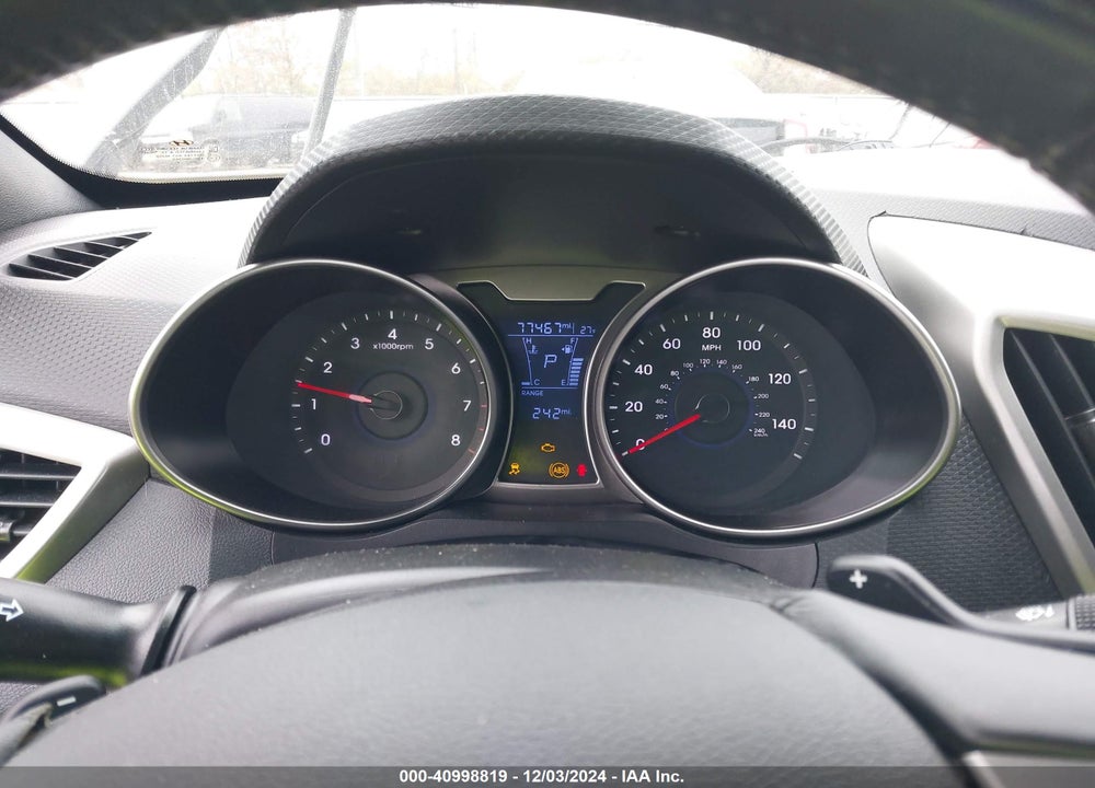 2017 HYUNDAI VELOSTER VALUE EDITION VIN: KMHTC6AD1HU320016