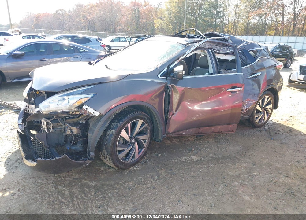 2017 NISSAN MURANO PLATINUM VIN: 5N1AZ2MG7HN164689