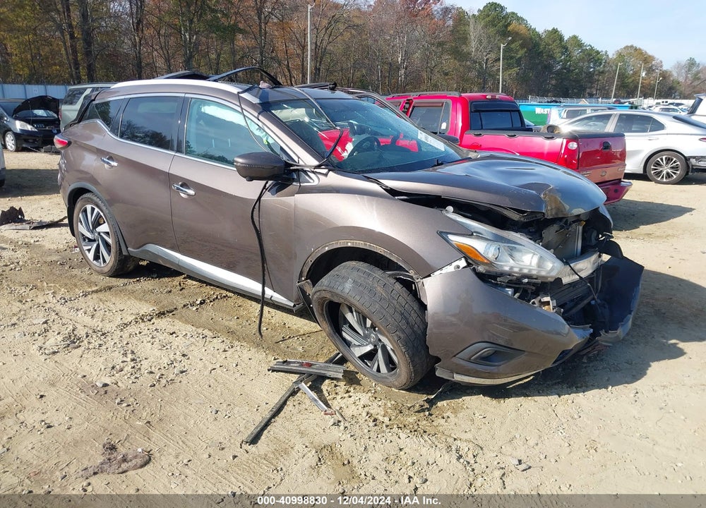 2017 NISSAN MURANO PLATINUM VIN: 5N1AZ2MG7HN164689