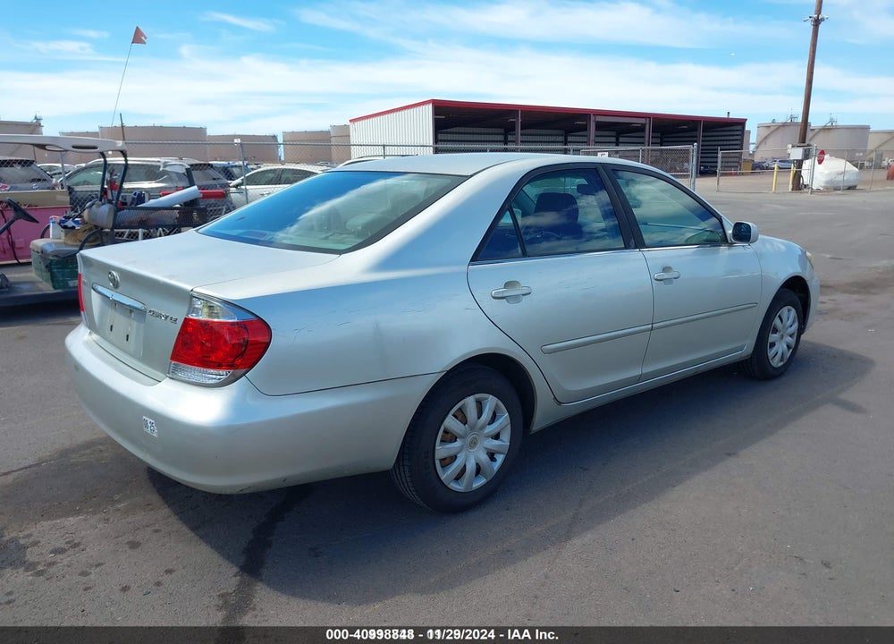 2005 TOYOTA CAMRY LE/SE/STD/XLE VIN: JTDBE32K653001380