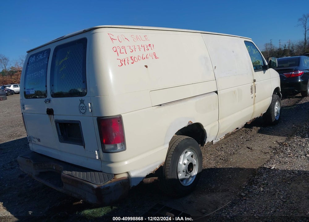 1996 FORD ECONOLINE E250 VAN VIN: 1FTHE24H7THA12247