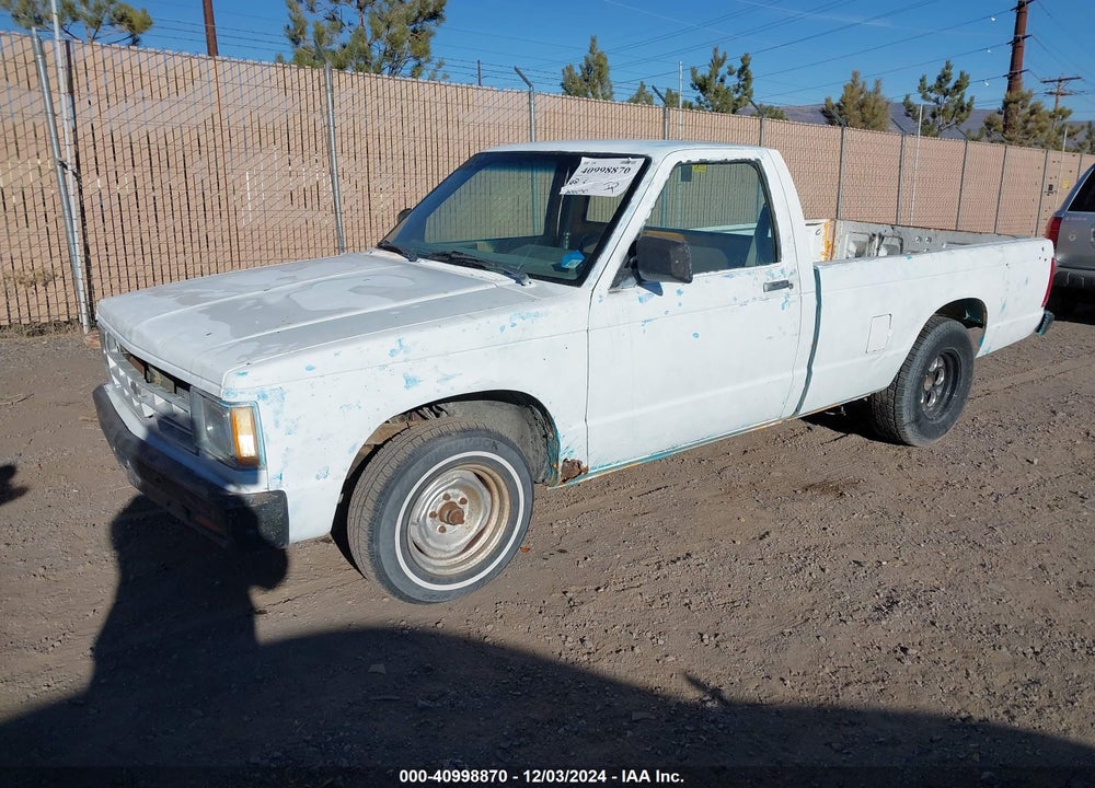 1986 CHEVROLET S TRUCK S10 VIN: 1GCCS14RXG8157861