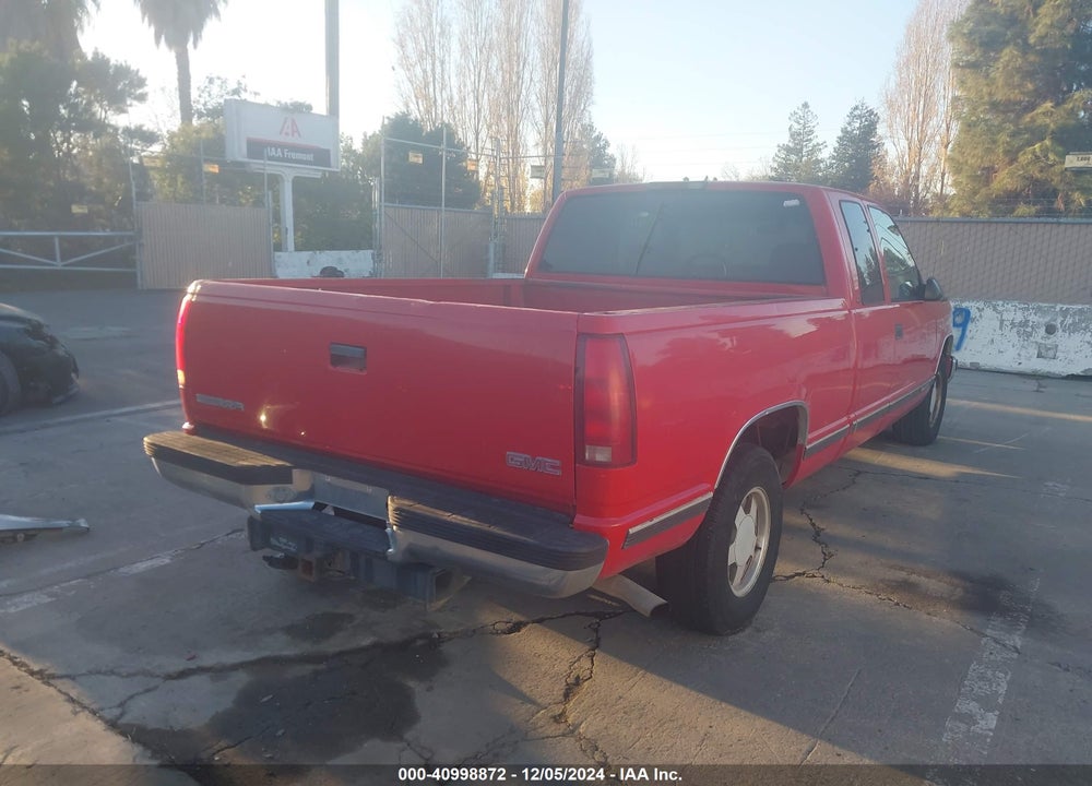 1998 GMC SIERRA 1500 SL WIDESIDE VIN: 1GTEC19R1WR508910