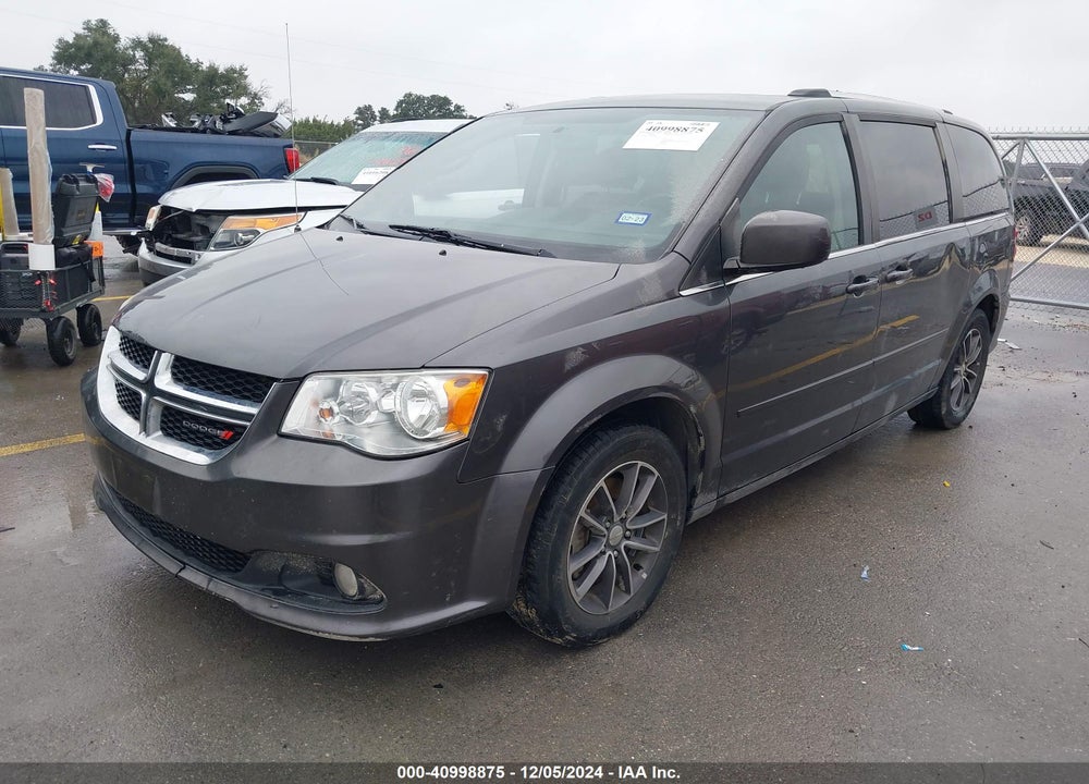 2017 DODGE GRAND CARAVAN SXT VIN: 2C4RDGCG7HR689789