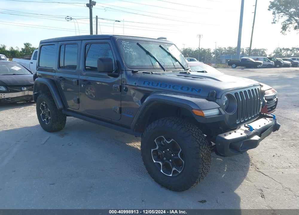 2021 JEEP WRANGLER 4XE UNLIMITED RUBICON 4X4 VIN: 1C4JJXR61MW642439