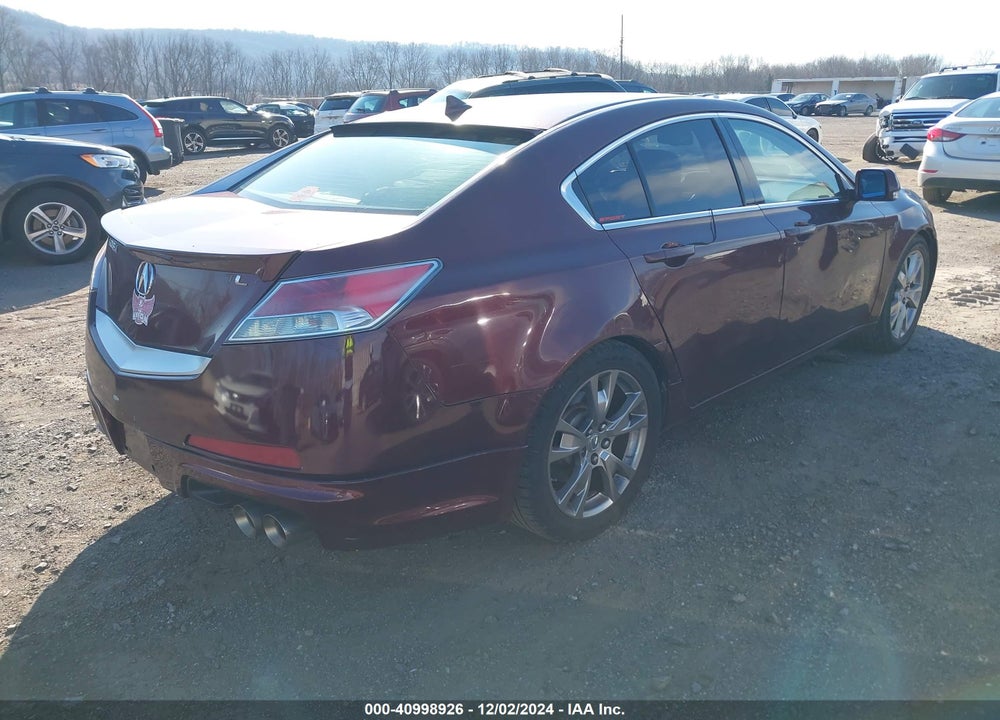 2009 ACURA TL 3.5 VIN: 19UUA86239A021598