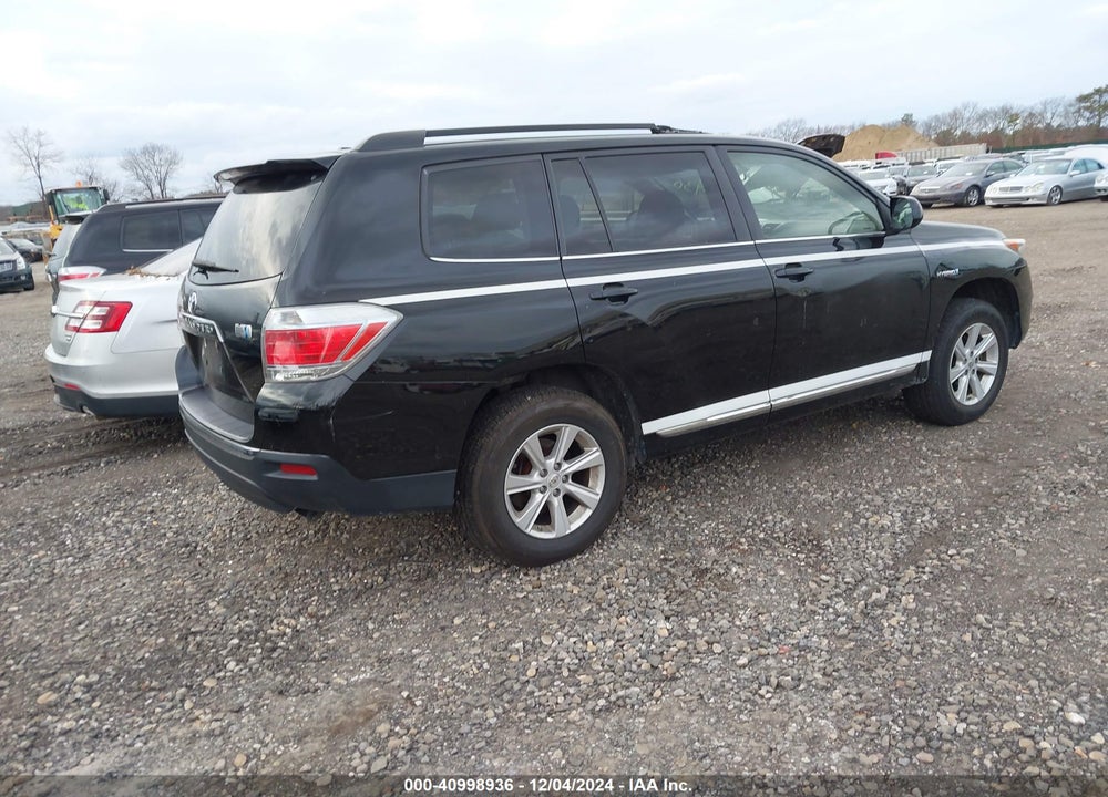 2013 TOYOTA HIGHLANDER HYBRID BASE V6 VIN: JTEBC3EH1D2016875
