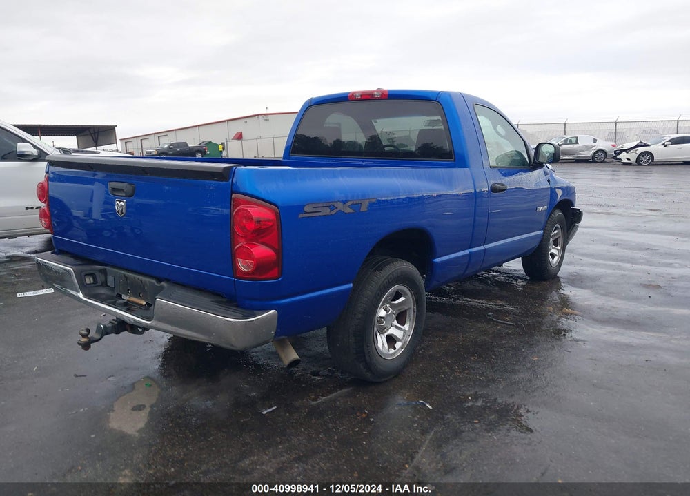 2008 DODGE RAM 1500 ST/SXT VIN: 1D7HA16K88J220450