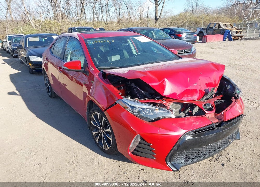 2019 TOYOTA COROLLA XSE VIN: 2T1BURHE9KC168553