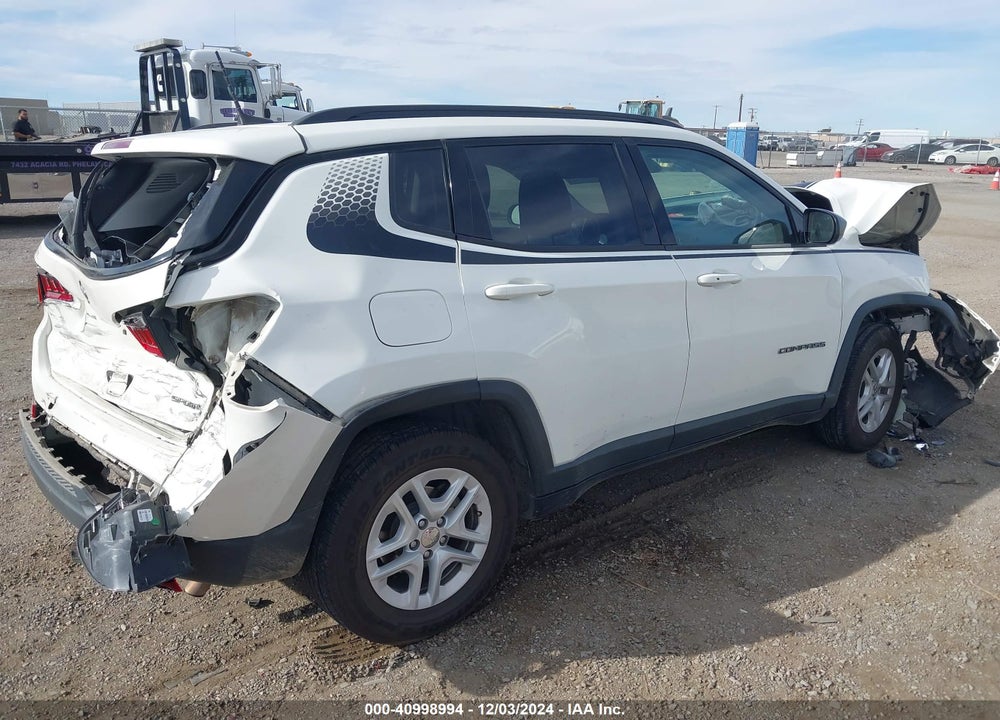 2018 JEEP COMPASS SPORT FWD VIN: 3C4NJCAB0JT286313