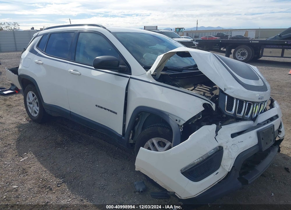 2018 JEEP COMPASS SPORT FWD VIN: 3C4NJCAB0JT286313