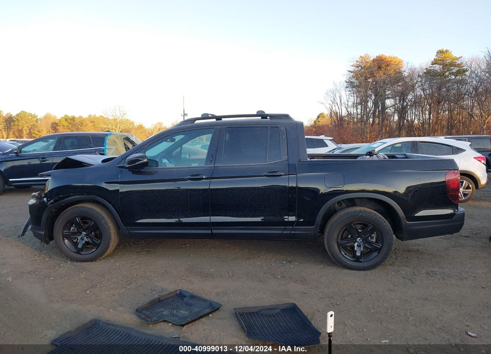 2022 HONDA RIDGELINE BLACK EDITION VIN: 5FPYK3F83NB036079