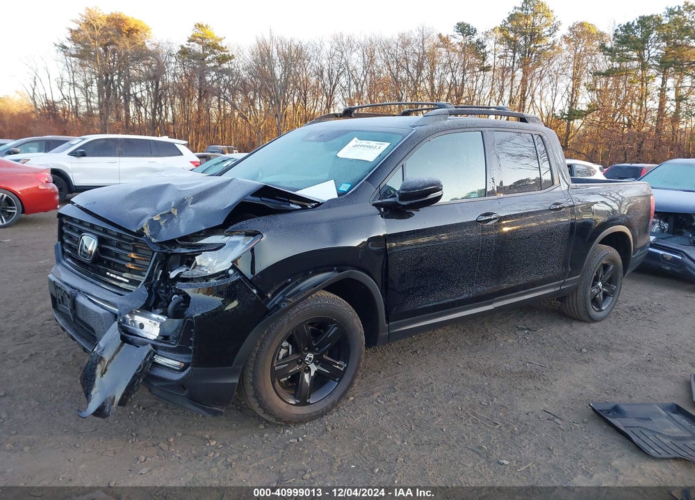 2022 HONDA RIDGELINE BLACK EDITION VIN: 5FPYK3F83NB036079