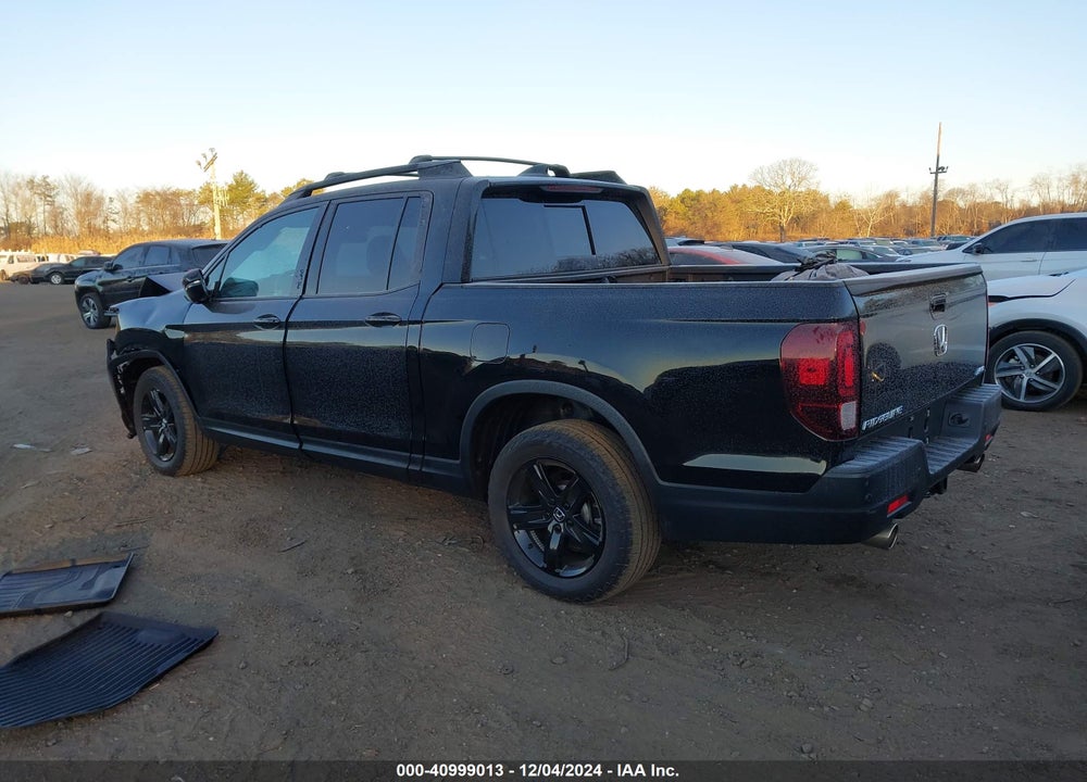 2022 HONDA RIDGELINE BLACK EDITION VIN: 5FPYK3F83NB036079