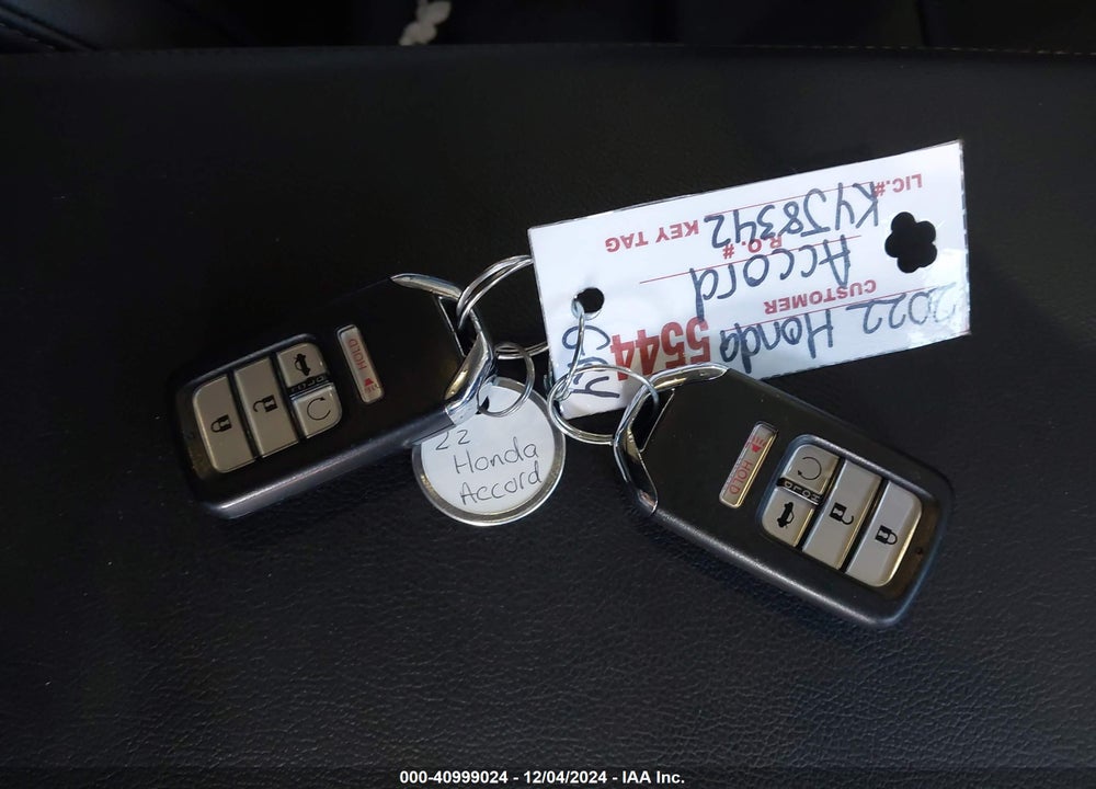 2022 HONDA ACCORD TOURING VIN: 1HGCV2F95NA015676