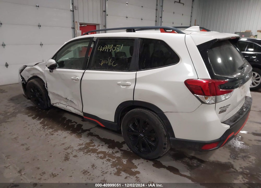 2019 SUBARU FORESTER SPORT VIN: JF2SKAPC0KH403622