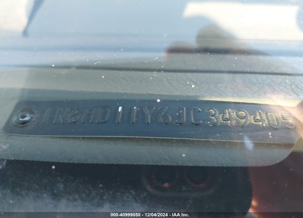 1988 NISSAN D21 SHORT BED VIN: 1N6HD11Y6JC349405