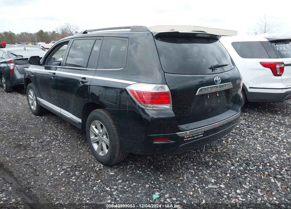 2013 TOYOTA HIGHLANDER HYBRID BASE V6 VIN: JTEBC3EHXD2016907