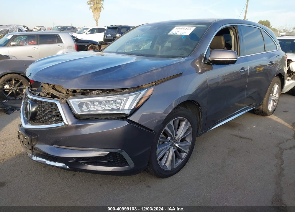 2018 ACURA MDX VIN: 5J8YD3H55JL005169