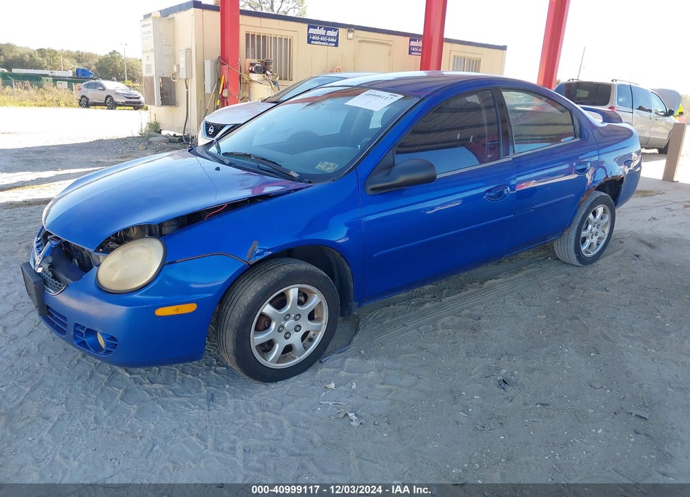 2004 DODGE NEON SXT VIN: 1B3ES56C54D596723