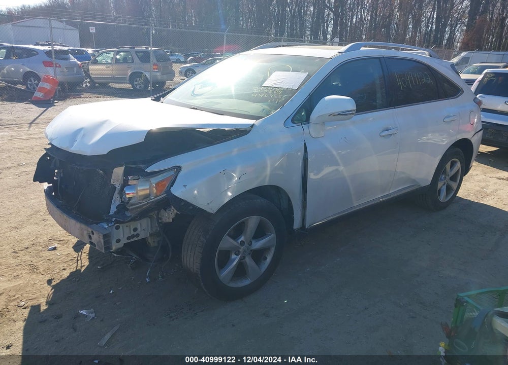 2012 LEXUS RX 350 VIN: JTJBK1BAXC2446953