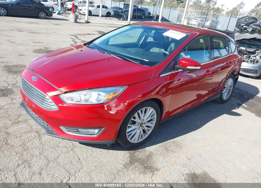 2018 FORD FOCUS TITANIUM VIN: 1FADP3N2XJL289872