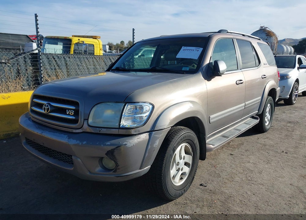 2001 TOYOTA SEQUOIA LIMITED V8 VIN: 5TDBT48A51S050699