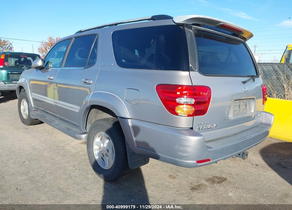 2001 TOYOTA SEQUOIA LIMITED V8 VIN: 5TDBT48A51S050699