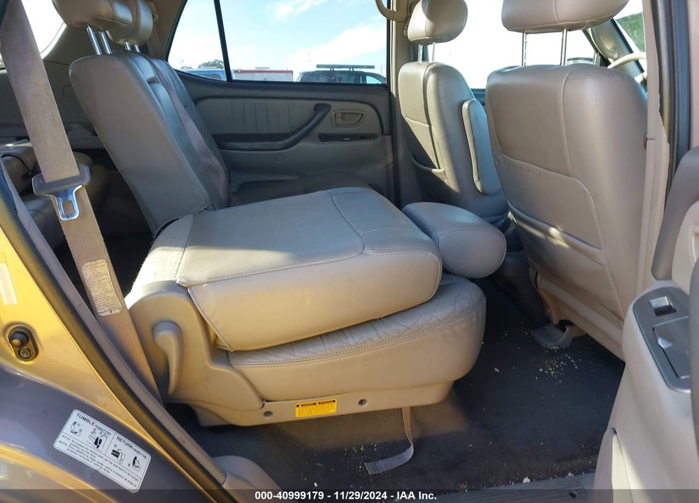 2001 TOYOTA SEQUOIA LIMITED V8 VIN: 5TDBT48A51S050699