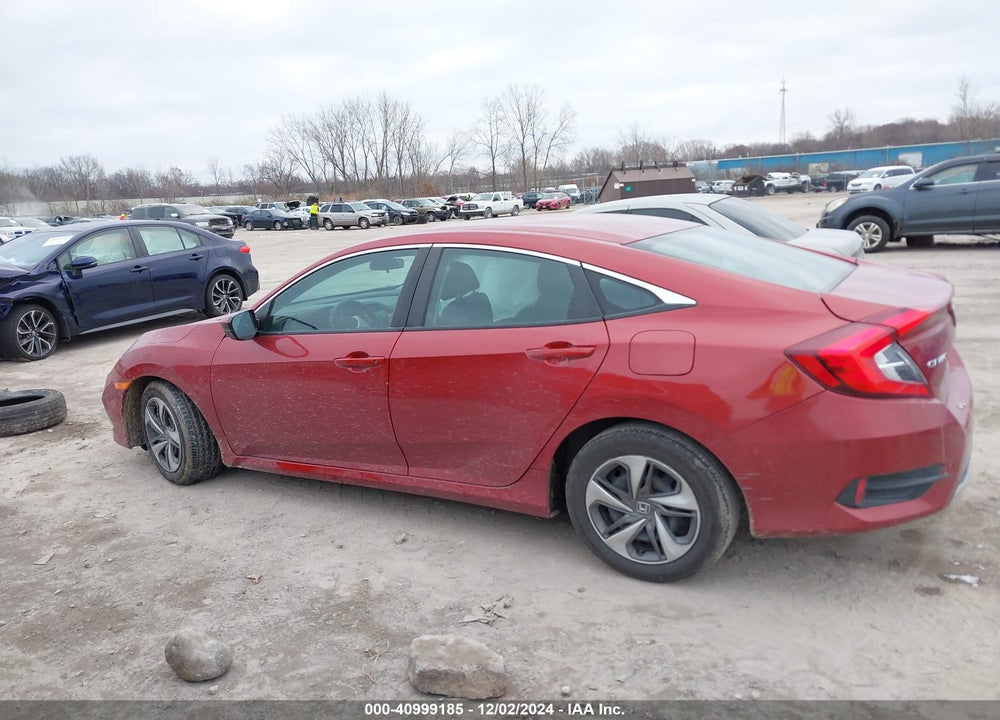 2020 HONDA CIVIC LX VIN: 19XFC2F65LE009636
