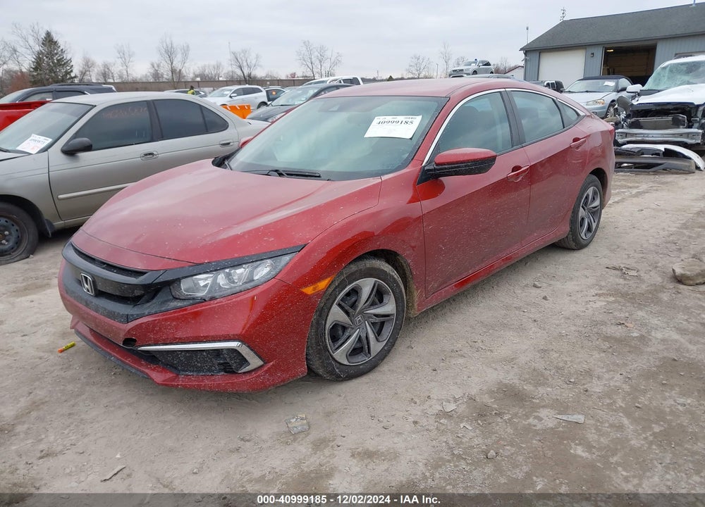 2020 HONDA CIVIC LX VIN: 19XFC2F65LE009636