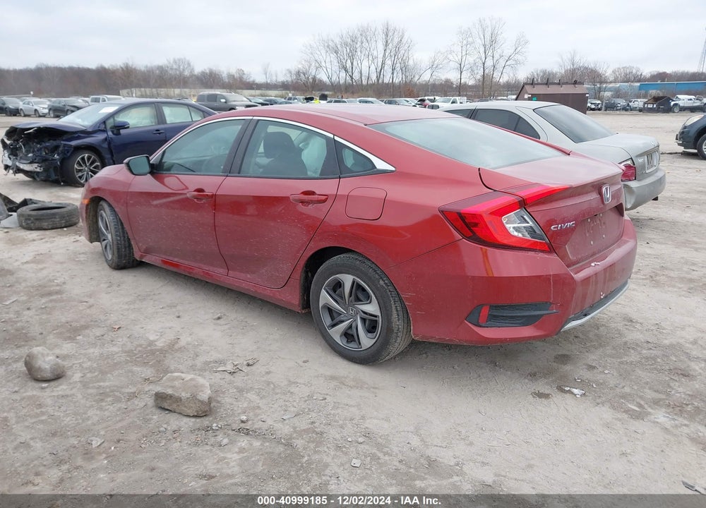 2020 HONDA CIVIC LX VIN: 19XFC2F65LE009636
