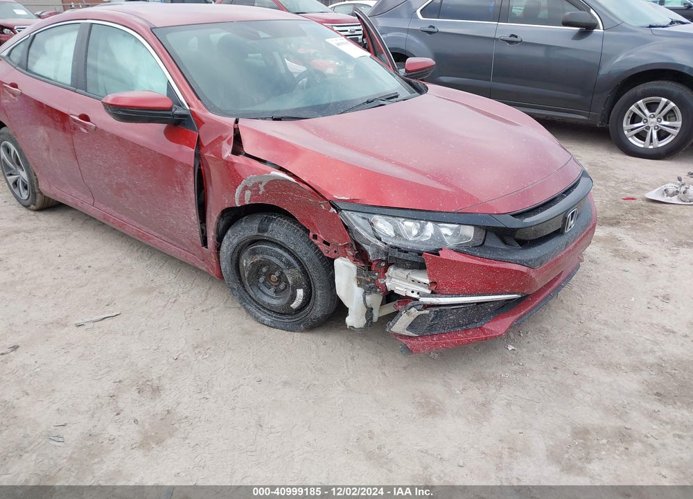 2020 HONDA CIVIC LX VIN: 19XFC2F65LE009636