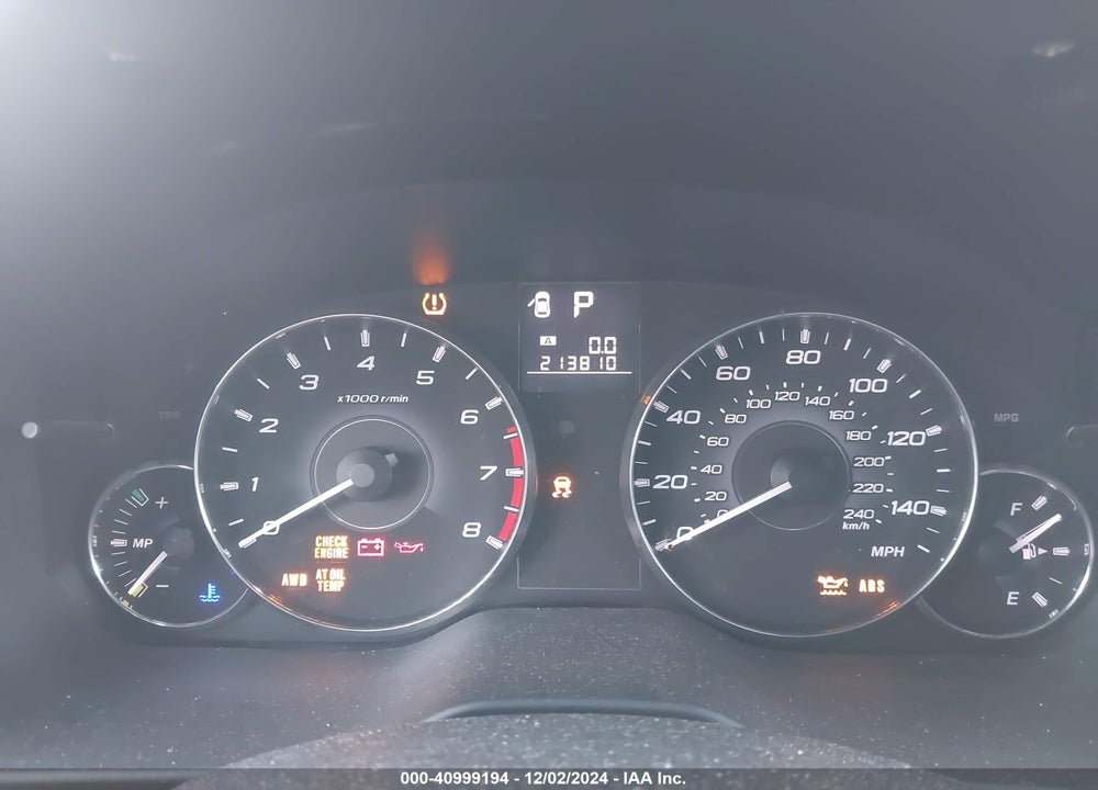 2012 SUBARU OUTBACK 2.5I LIMITED VIN: 4S4BRCLC6C3247754