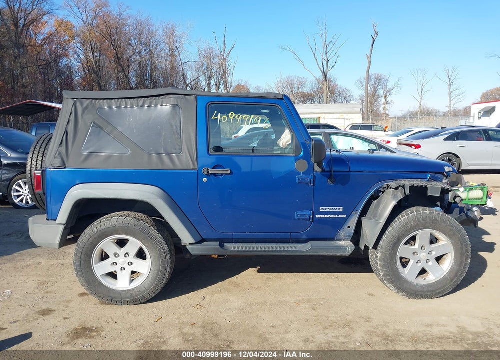 2010 JEEP WRANGLER SPORT VIN: 1J4AA2D17AL103829