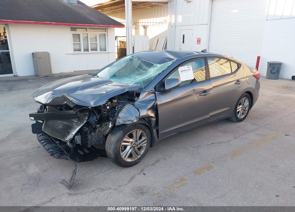 2019 HYUNDAI ELANTRA VIN: 5NPD84LF7KH443625
