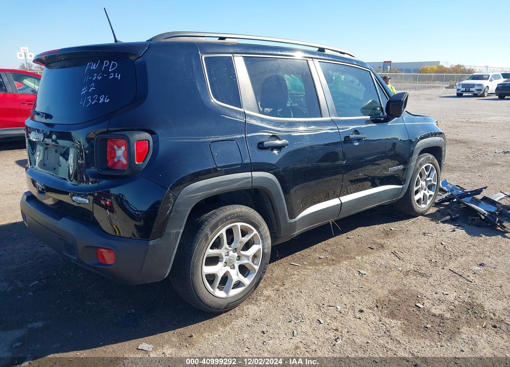 2018 JEEP RENEGADE LATITUDE FWD VIN: ZACCJABB4JPH14918