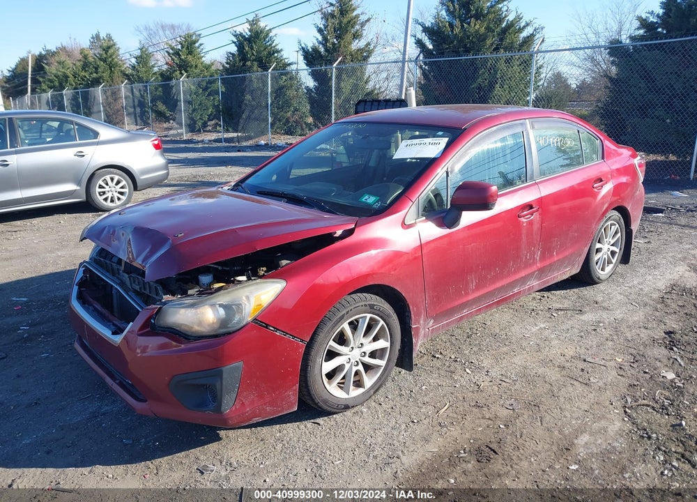 2013 SUBARU IMPREZA 2.0I PREMIUM VIN: JF1GJAB63DH005418